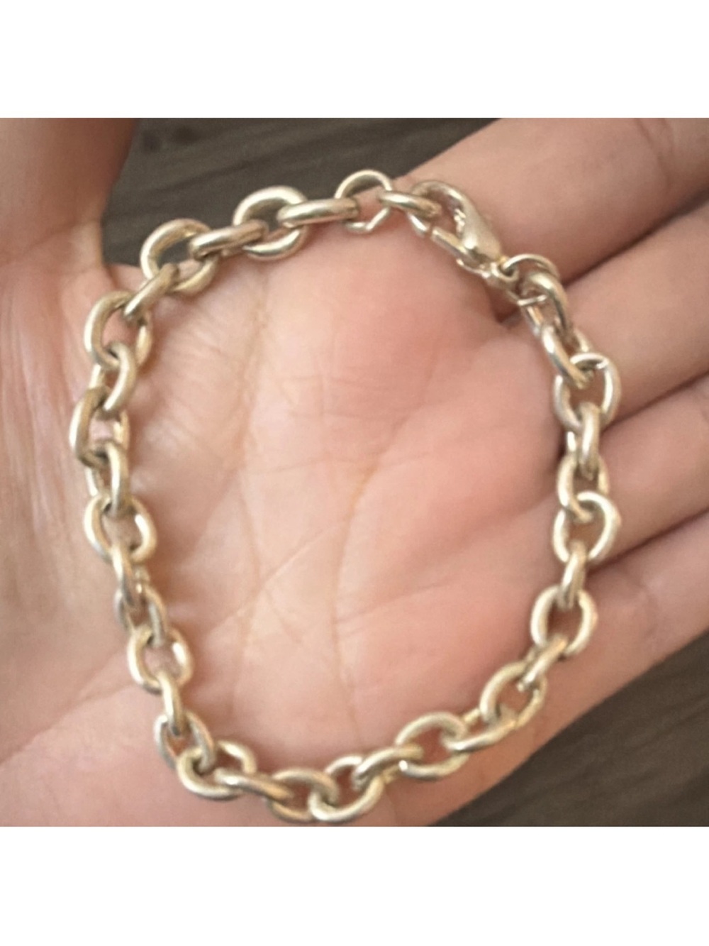 Classic Gold Link Chain Bracelet - Women's Jewelry